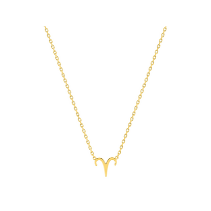 Pendentif Bélier en plaqué or 18 k, symbole zodiaque  – SOLYSSE