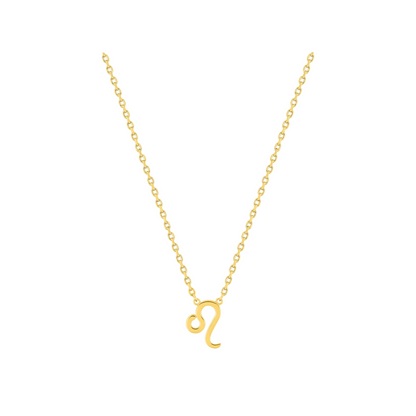 Pendentif Lion en plaqué or 18 k, symbole zodiaque  – SOLYSSE
