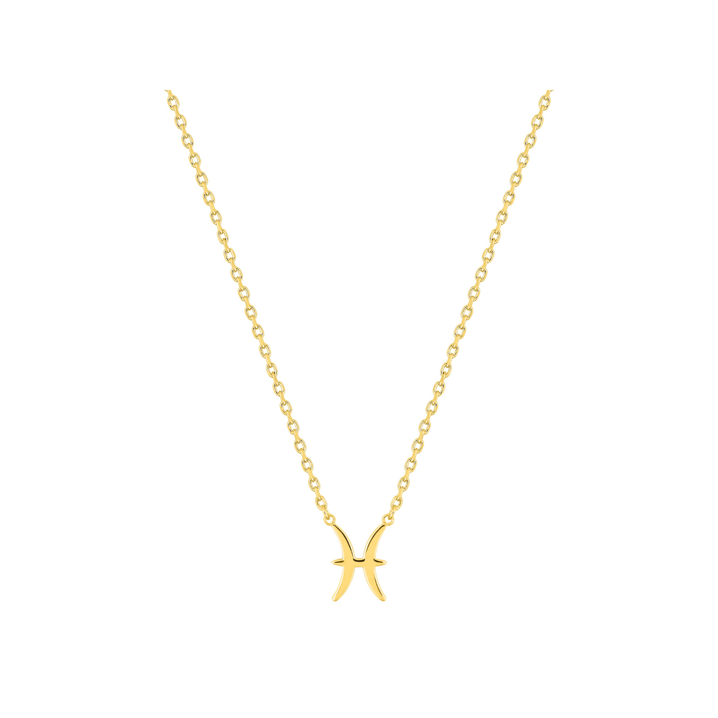 Pendentif Poissons en plaqué or 18 k, symbole zodiaque  – SOLYSSE