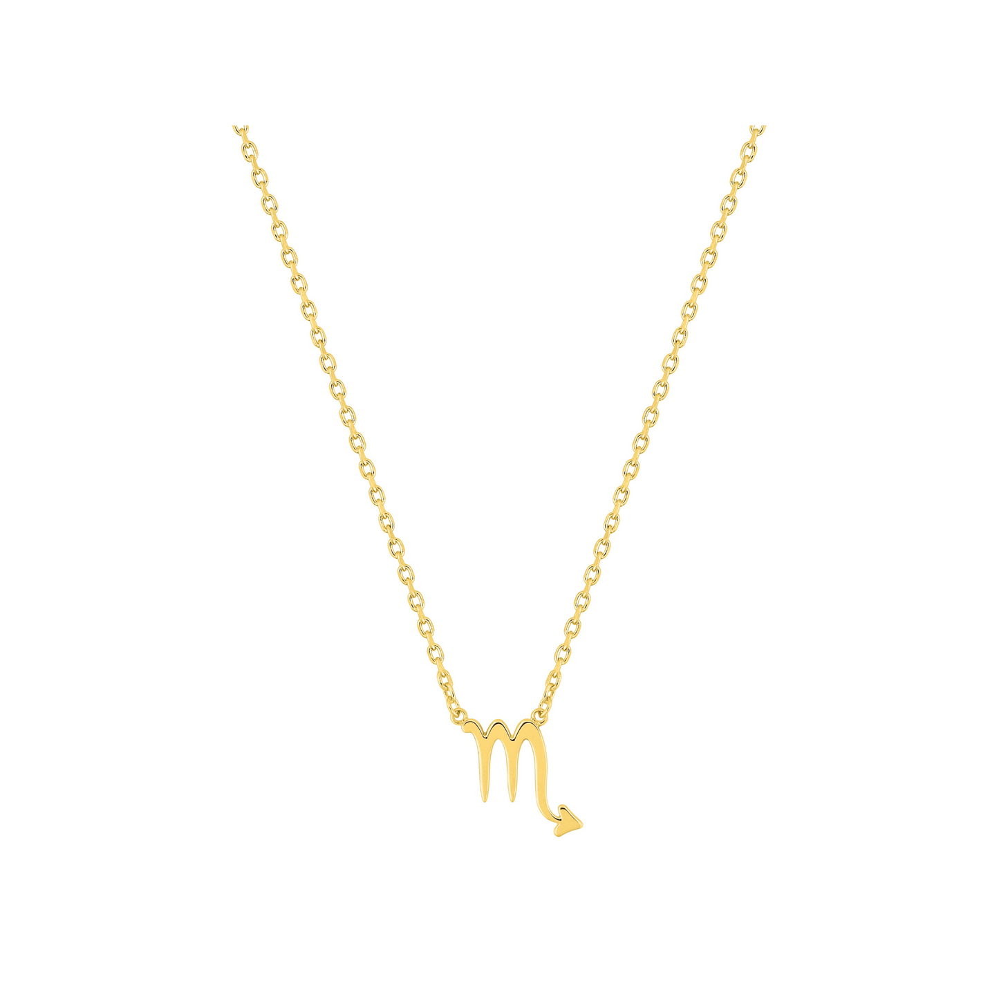 Pendentif Scorpion en plaqué or 18 k, symbole zodiaque  – SOLYSSE