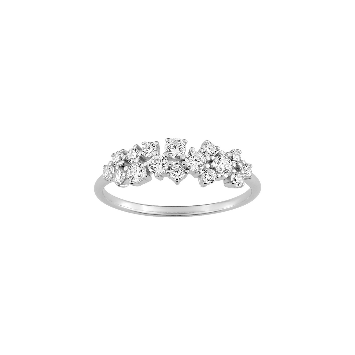 Bague Céleste en argent 925 et oxyde de zirconium