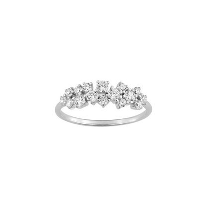 Bague Céleste en argent 925 et oxyde de zirconium